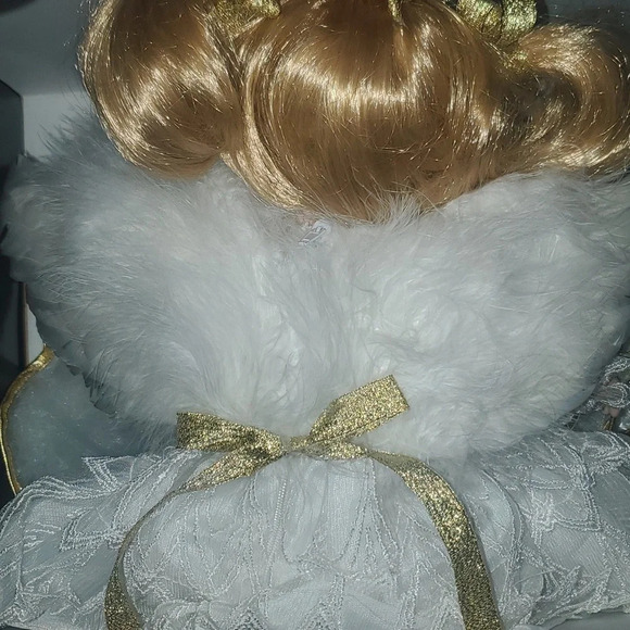 Baby’s Dream Hand Crafted Bisque Porcelain Girl Angel Doll by Dream Collection - Picture 10 of 11